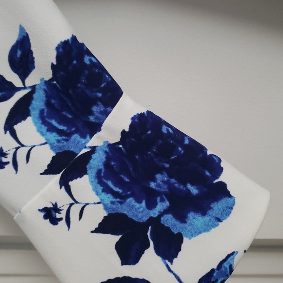 Hobbs London Blue Floral Dress - Picture 4 of 6